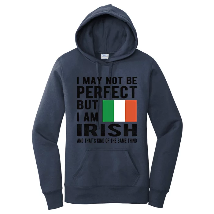 I'm Irish Flag Ireland Heritage Irish Roots Gift Women's Pullover Hoodie