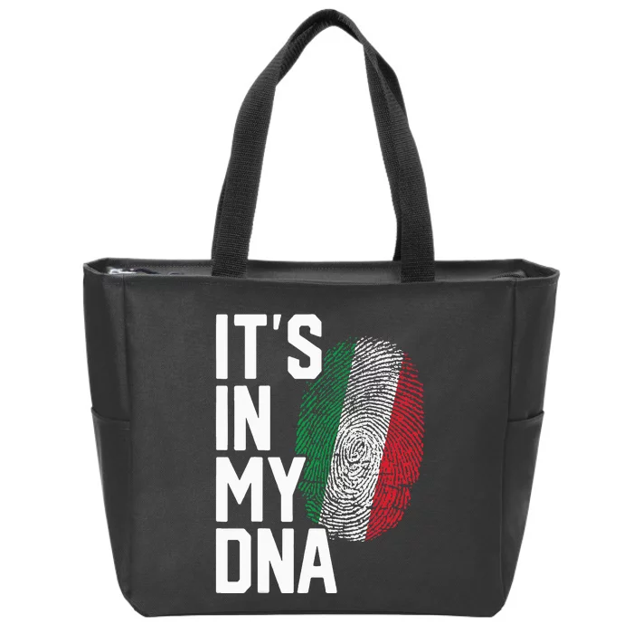 Italy Italian Flag Heritage Zip Tote Bag