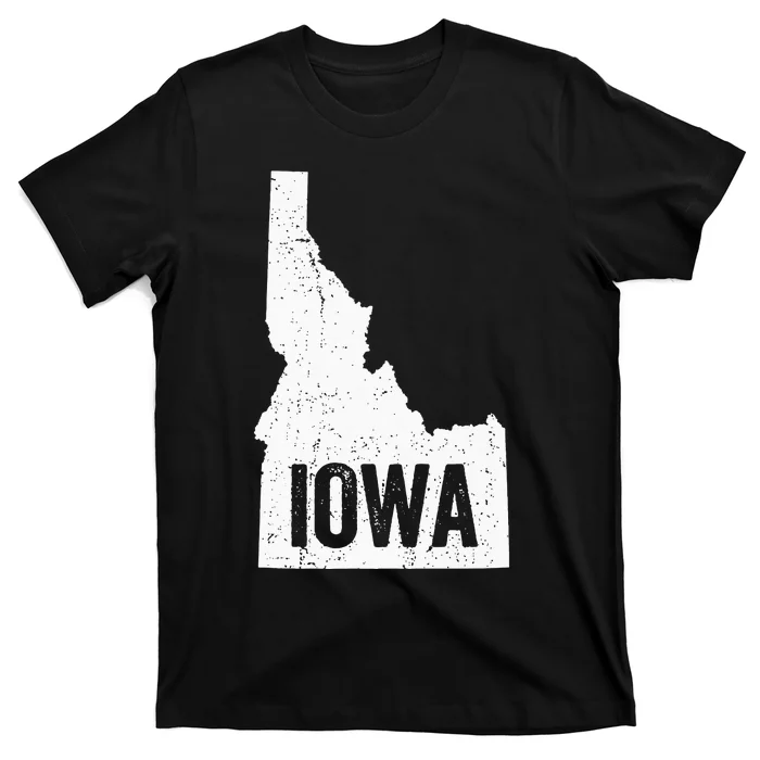 Idaho Iowa Funny Geography Mix Up T-Shirt