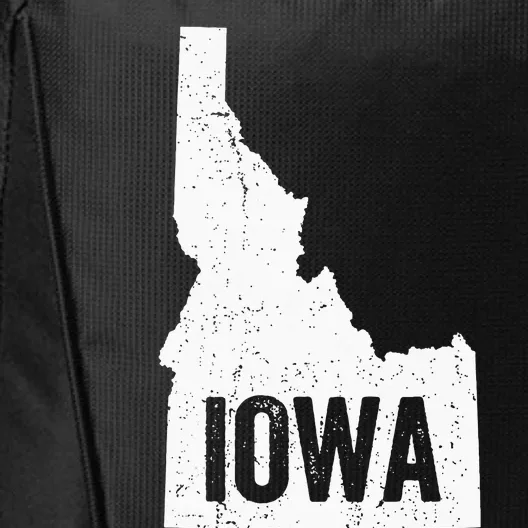 Idaho Iowa Funny Geography Mix Up City Backpack