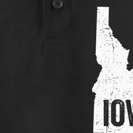 Idaho Iowa Funny Geography Mix Up Dry Zone Grid Performance Polo