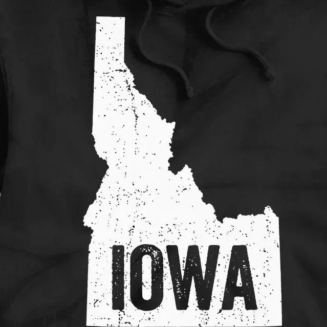 Idaho Iowa Funny Geography Mix Up Tie Dye Hoodie