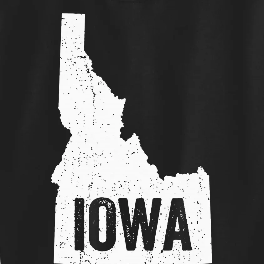 Idaho Iowa Funny Geography Mix Up Kids Sweatshirt