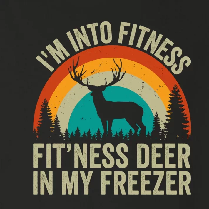 IM Into Fitness FitNess Deer In My Freezer Hunting Husband Toddler Long Sleeve Shirt