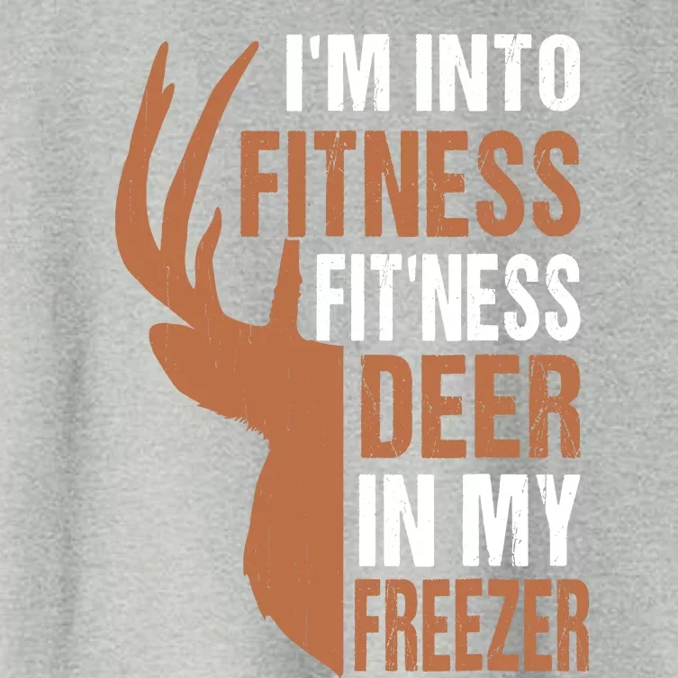 IM Into Fitness FitNess Deer In My Freezer Women's Crop Top Tee