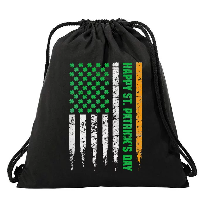 Irish Ireland Flag Happy ST PATRICK'S DAY Drawstring Bag