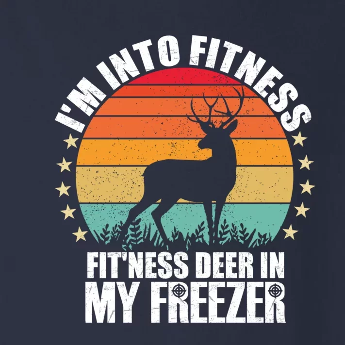 IM Into Fitness FitNess Deer In My Freezer Hunting Husband Toddler Long Sleeve Shirt