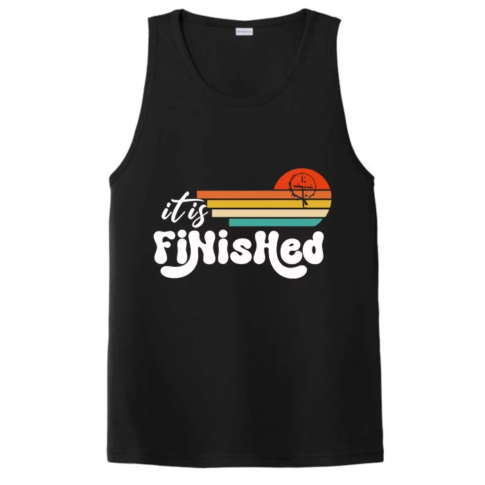 It Is Finished For Easter Jesus Easter He Is Risen Funny Christian Performance Tank