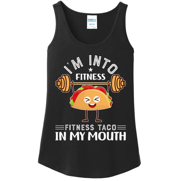 I'M INTO FITNESS Fitness Taco In My Mouth tacos Ladies Essential Tank