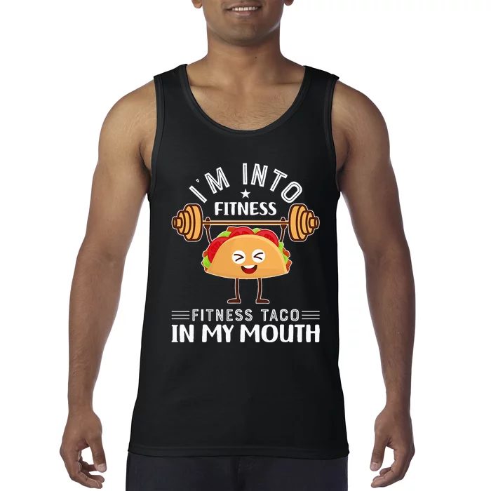 I'M INTO FITNESS Fitness Taco In My Mouth tacos Tank Top