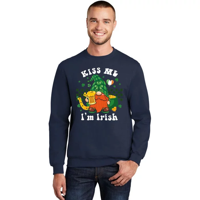 I'm Irish Gnome Beer Lovers St Patrick's Day Tee Tall Sweatshirt