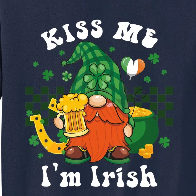 I'm Irish Gnome Beer Lovers St Patrick's Day Tee Tall Sweatshirt