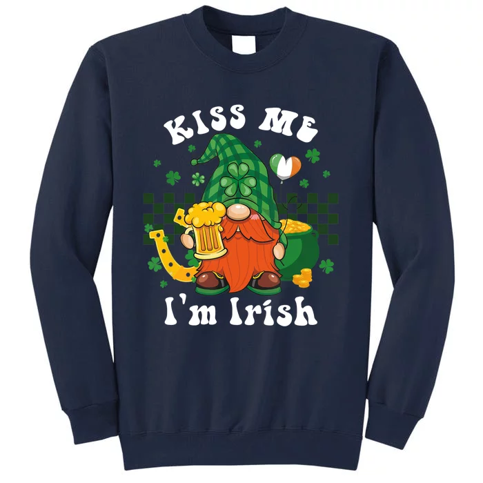 I'm Irish Gnome Beer Lovers St Patrick's Day Tee Tall Sweatshirt