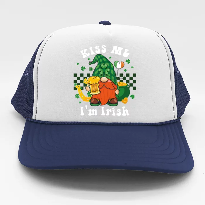 I'm Irish Gnome Beer Lovers St Patrick's Day Tee Trucker Hat