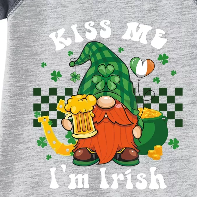 I'm Irish Gnome Beer Lovers St Patrick's Day Tee Infant Baby Jersey Bodysuit