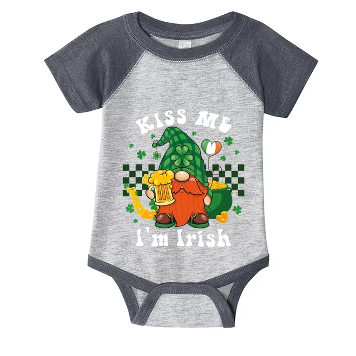 I'm Irish Gnome Beer Lovers St Patrick's Day Tee Infant Baby Jersey Bodysuit