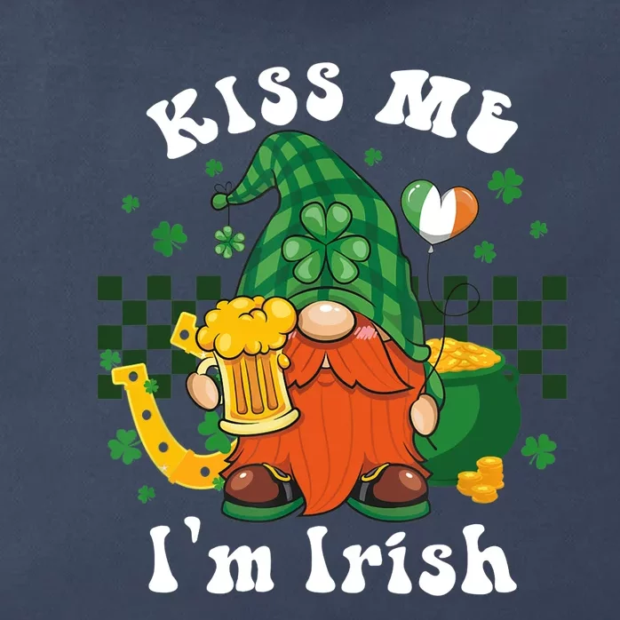 I'm Irish Gnome Beer Lovers St Patrick's Day Tee Zip Tote Bag