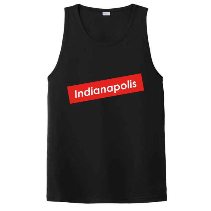 Indianapolis Indiana Gift Performance Tank