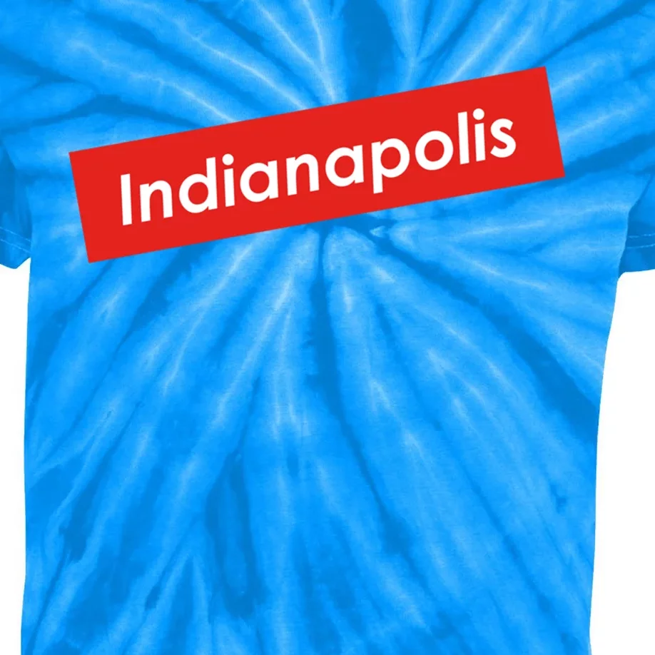 Indianapolis Indiana Gift Kids Tie-Dye T-Shirt