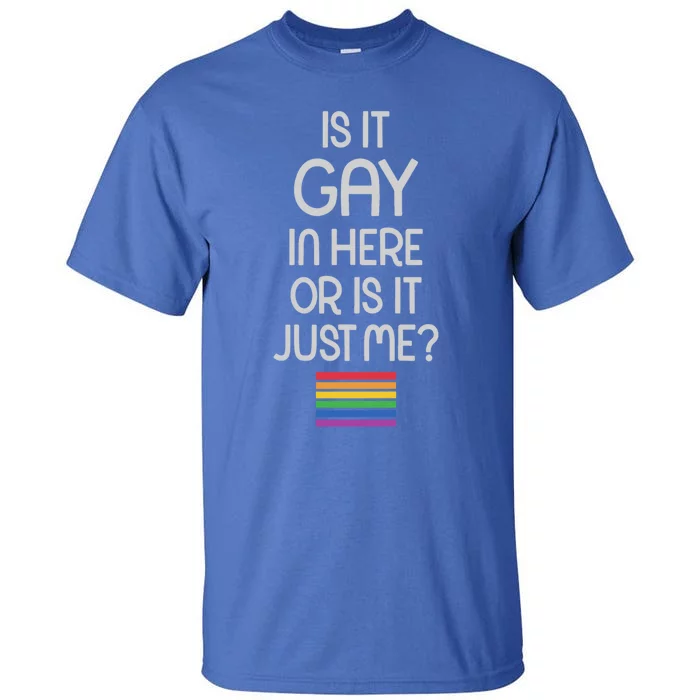 Is It Gay In Here Or Is It Just Me Gift Tall T-Shirt