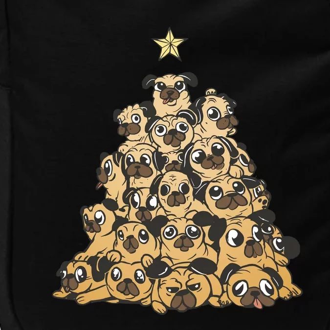 It Is Going To Be A Pug Christmas Tree Impact Tech Backpack