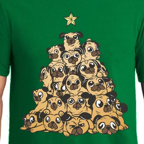 It Is Going To Be A Pug Christmas Tree Pajama Set