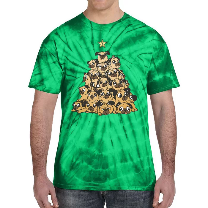 It Is Going To Be A Pug Christmas Tree Tie-Dye T-Shirt