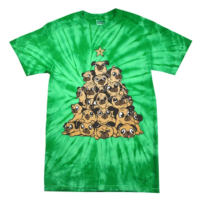 It Is Going To Be A Pug Christmas Tree Tie-Dye T-Shirt