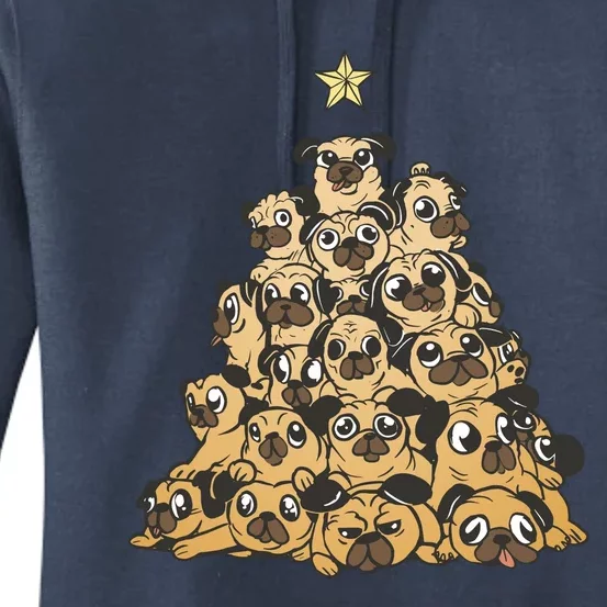 It Is Going To Be A Pug Christmas Tree Women's Pullover Hoodie