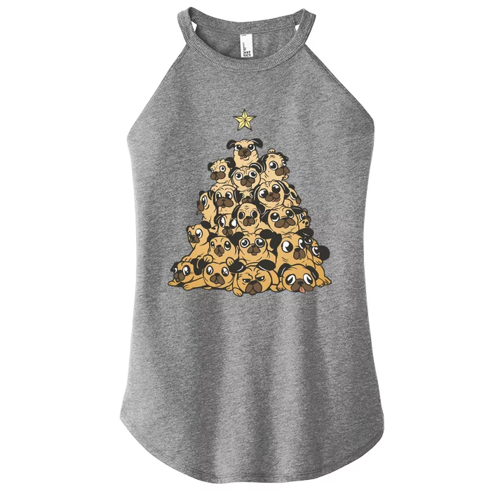 It Is Going To Be A Pug Christmas Tree Women’s Perfect Tri Rocker Tank