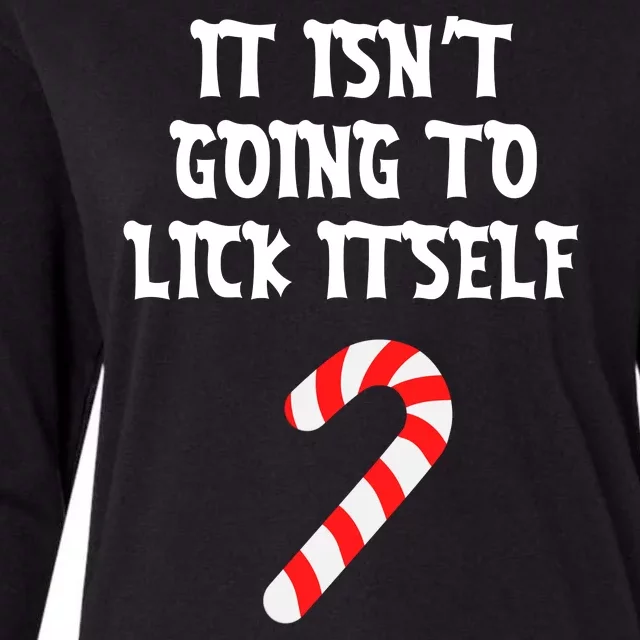 It Isn’T Going To Lick Itself Couple Womens Cotton Relaxed Long Sleeve T-Shirt