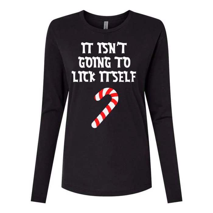 It Isn’T Going To Lick Itself Couple Womens Cotton Relaxed Long Sleeve T-Shirt