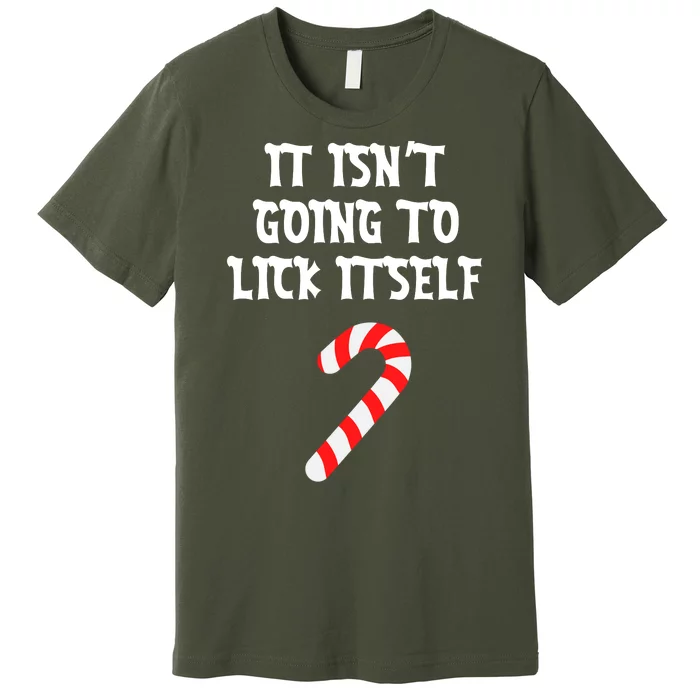 It Isn’T Going To Lick Itself Couple Premium T-Shirt