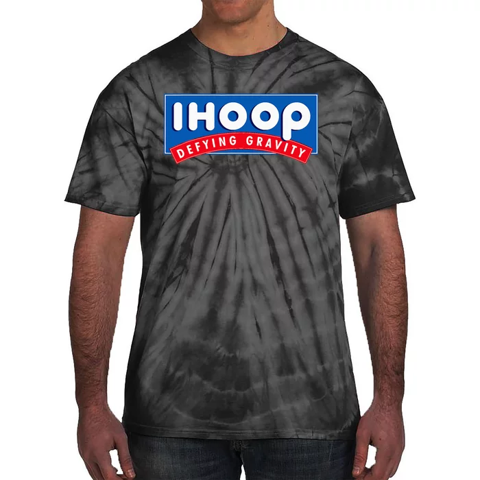 Ihoop I Hoop Defying Gravity Basketball & Basketballer Tie-Dye T-Shirt