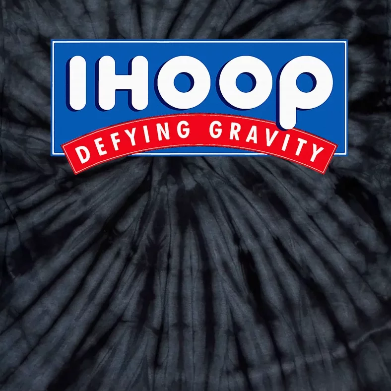 Ihoop I Hoop Defying Gravity Basketball & Basketballer Tie-Dye T-Shirt