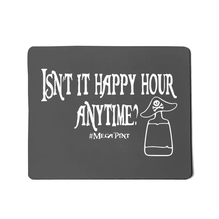 Isn't It Happy Hour Anytime Mega Pint Mousepad