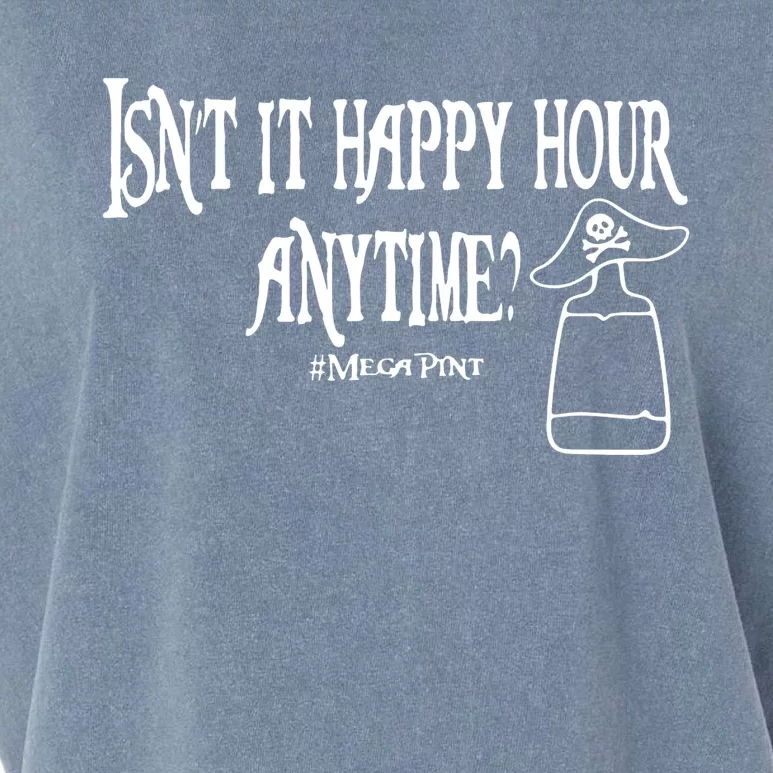 Isn't It Happy Hour Anytime Mega Pint Garment-Dyed Women's Muscle Tee