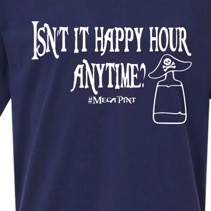 Isn't It Happy Hour Anytime Mega Pint Sueded Cloud Jersey T-Shirt