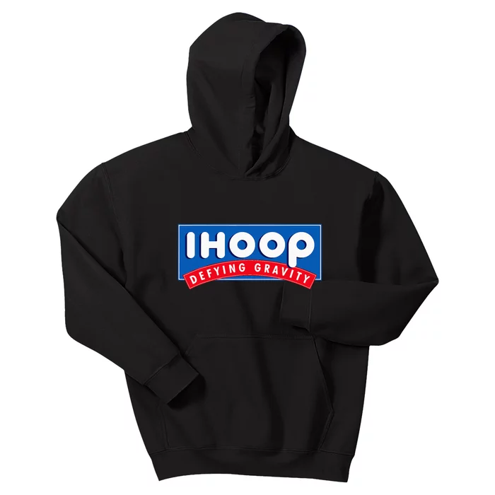 Ihoop I Hoop Defying Gravity Basketball & Basketballer Kids Hoodie