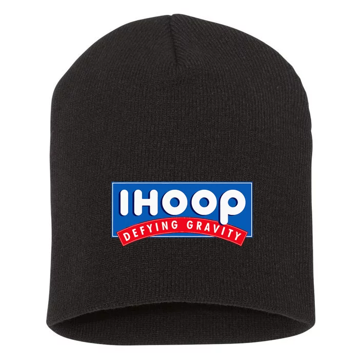 Ihoop I Hoop Defying Gravity Basketball & Basketballer Short Acrylic Beanie