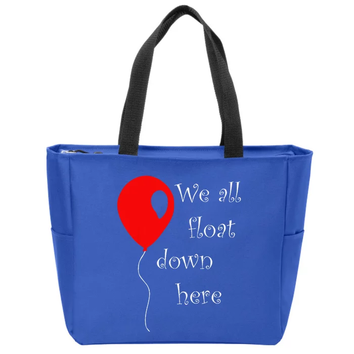 IT Is Halloween Costume Red Balloon Youll Float Too Zip Tote Bag