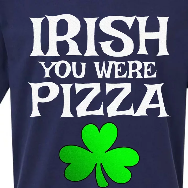 Irish I Had Pizza Pie St. Patrick's Saint Pattys Day Sueded Cloud Jersey T-Shirt