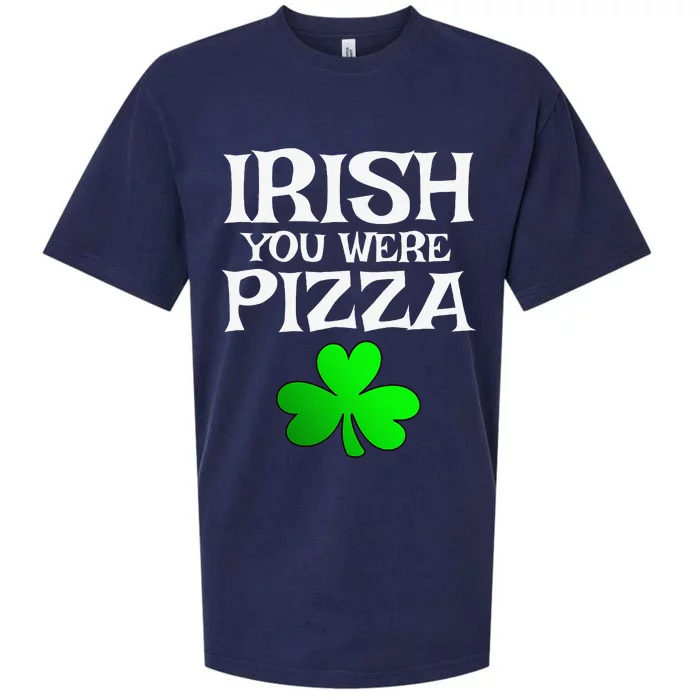 Irish I Had Pizza Pie St. Patrick's Saint Pattys Day Sueded Cloud Jersey T-Shirt