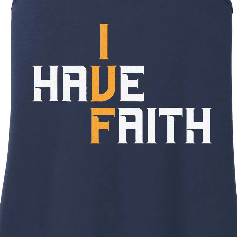 Ivf I Have Faith Ivf Mom Ivf Dad Transfer Day Ladies Essential Tank