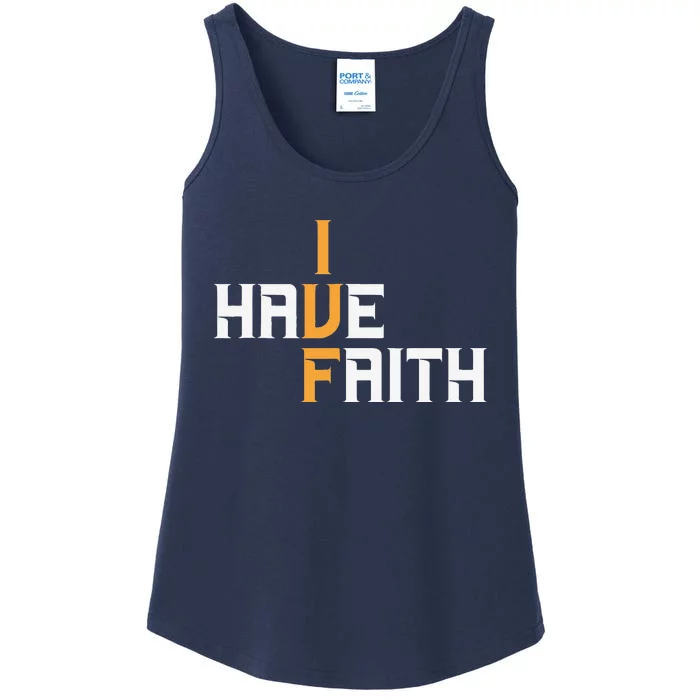 Ivf I Have Faith Ivf Mom Ivf Dad Transfer Day Ladies Essential Tank