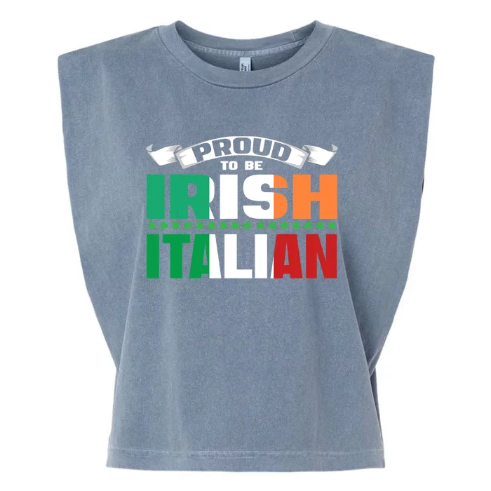 Irish Italian Heritage design Proud to be Irish Italian Garment-Dyed Women's Muscle Tee