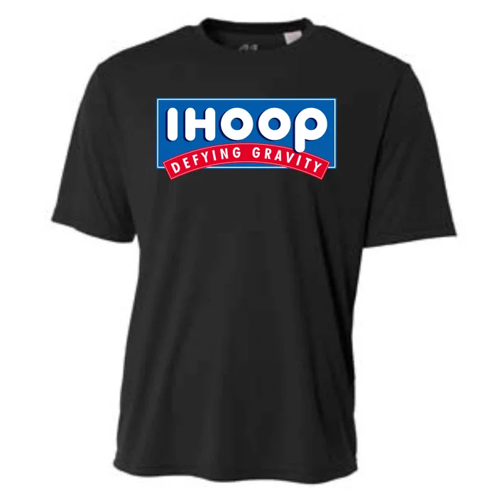 Ihoop I Hoop Defying Gravity Basketball & Basketballer Cooling Performance Crew T-Shirt