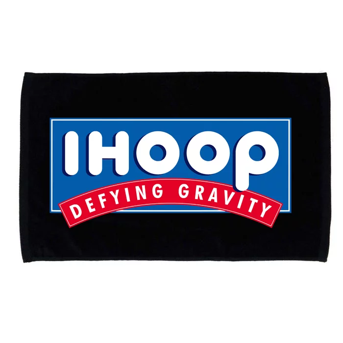 Ihoop I Hoop Defying Gravity Basketball & Basketballer Microfiber Hand Towel