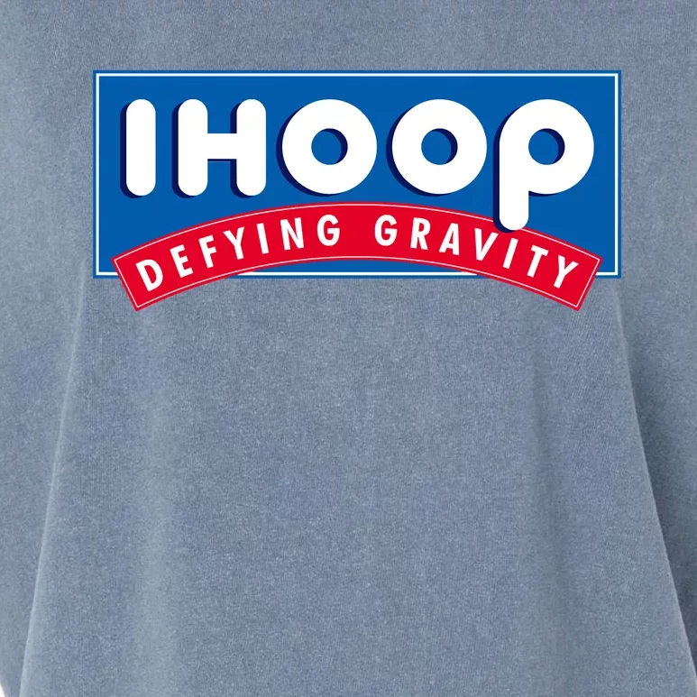 Ihoop I Hoop Defying Gravity Basketball & Basketballer Garment-Dyed Women's Muscle Tee