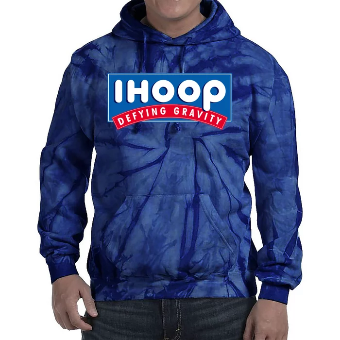 Ihoop I Hoop Defying Gravity Basketball & Basketballer Tie Dye Hoodie